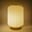 Coollux foldable paper LED lamp Aurora on wooden base, 22cm - Nature