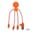 2081 | Xoopar Mr. Bio Charging cable - Orange