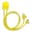 Xoopar Ice-C Charging cable - Jaune
