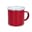 Enamel mug 350ml - Red