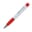 Penna a sfera Hawaii con evidenziatore tricolore - Bianco / Rosso