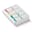 Set evidenziatori 4 pezzi 75 mm - Bianco