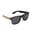 Gafas de sol Justin RPC con incrustación de corcho UV400 - Negro