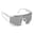 Tom R-PC Lunettes de sport avec verres miroir UV400 - Blanc