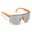 Tom R-PC Lunettes de sport avec verres miroir UV400 - Orange fluo