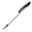 Speedy ball pen twist metal tip - White / Black