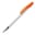 Speedy ball pen twist metal tip - White / Orange