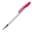 Speedy ball pen twist metal tip - White / Pink