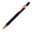 Ball pen Paris Deluxe Metal Rubberised - Black