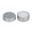 Lipbalm rund burk av återvunnet aluminium - Silver