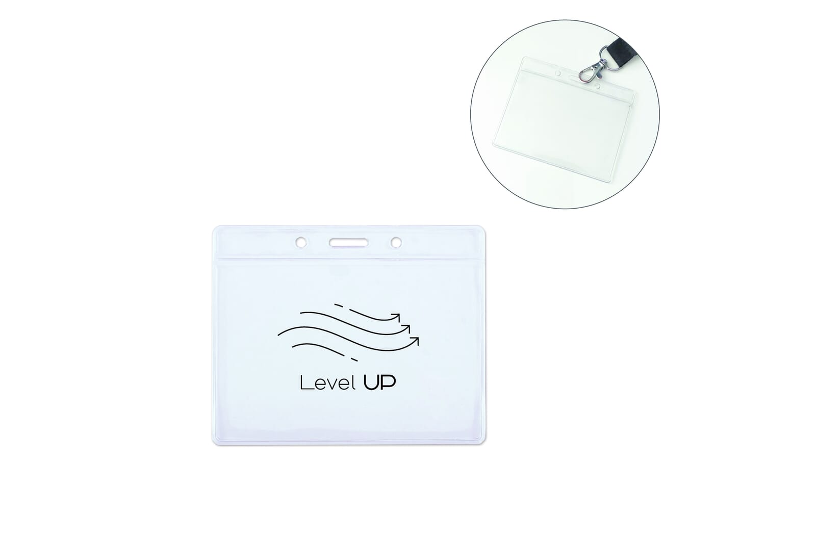 Porte-badge horizontal