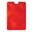 Porte-cartes bancaire anti-RFID souple - Rouge