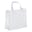 R-PET Tragetasche aus laminiertem Non Woven 40 x 16 x 35cm 105g/m² - Weiss
