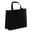 R-PET Tragetasche aus laminiertem Non Woven 40 x 16 x 35cm 105g/m² - Schwarz