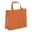 R-PET Tragetasche aus laminiertem Non Woven 40 x 16 x 35cm 105g/m² - Orange