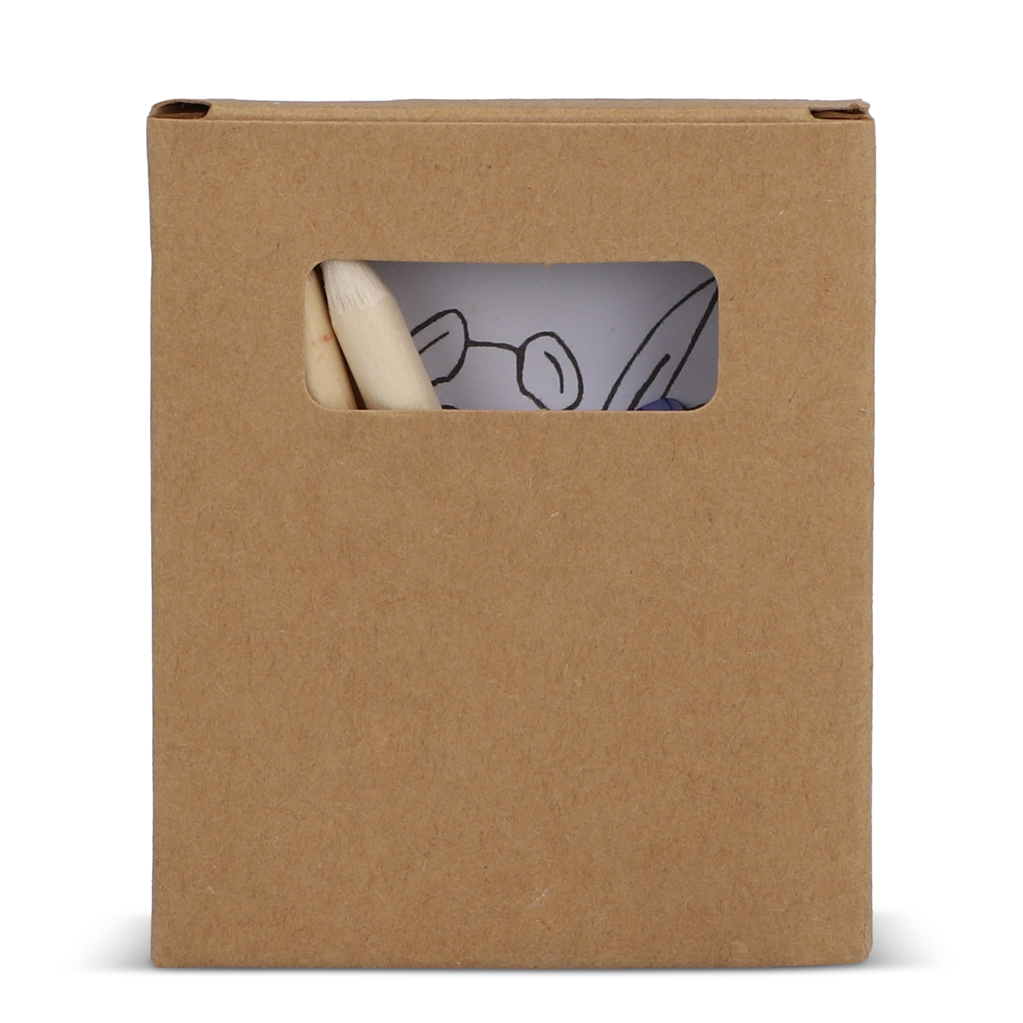 Set de coloriage de 8 pièces dans une boîte kraft