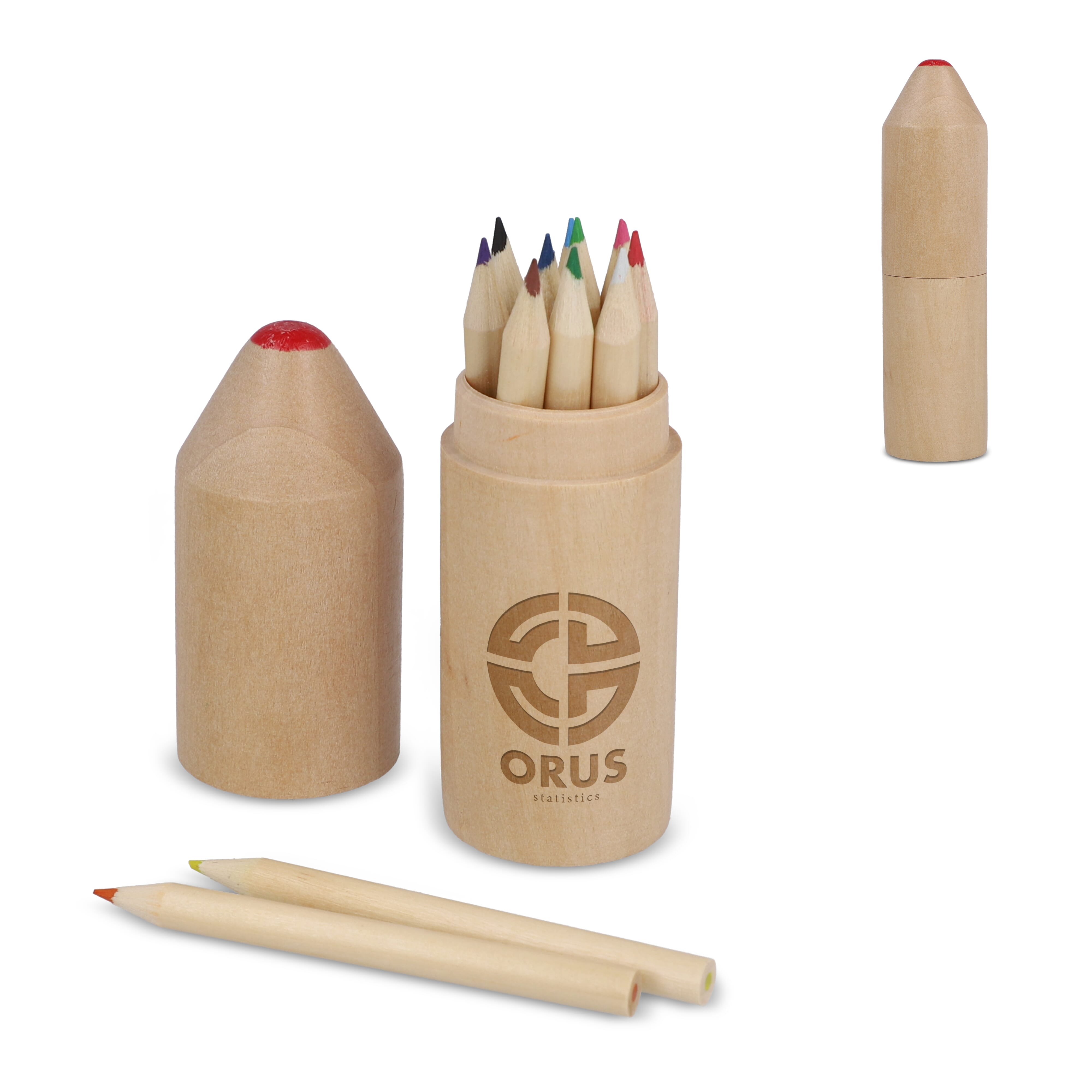 Coffret de crayons de couleur en bois de qualité supérieure