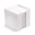 Bloc de papier dans un bac à cubes 10x10x10cm  - Blanc