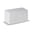 Rechteckiger Zettelblock 15x8x8.5cm - Weiss