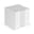 Zettelbox 10x10x10cm - Weiss
