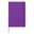 Notizbuch A5 PU mit Rasterpunktseiten - Purple