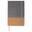 Notebook R-PET & cork A5 - Grey