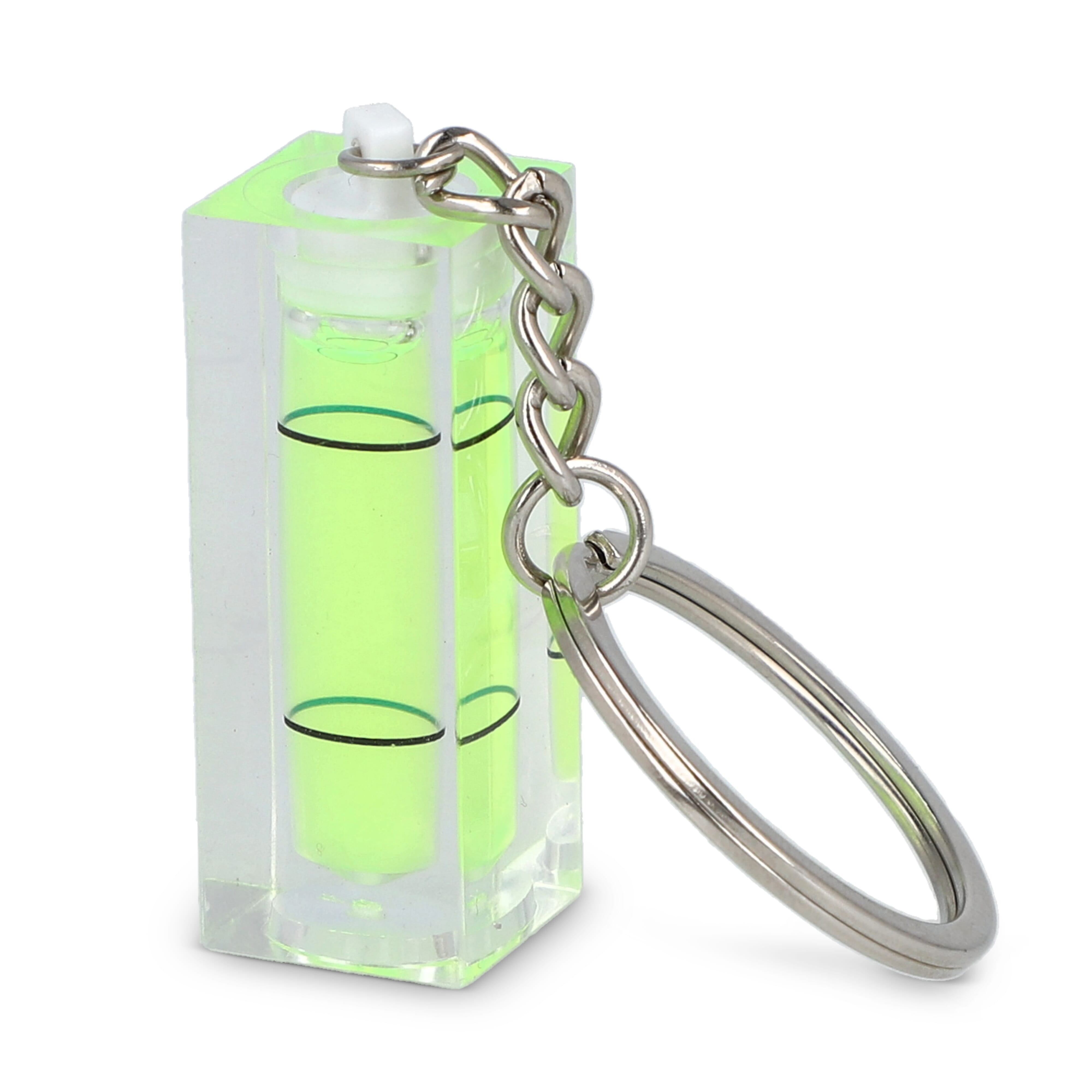 Porte-clés avec niveau à bulle