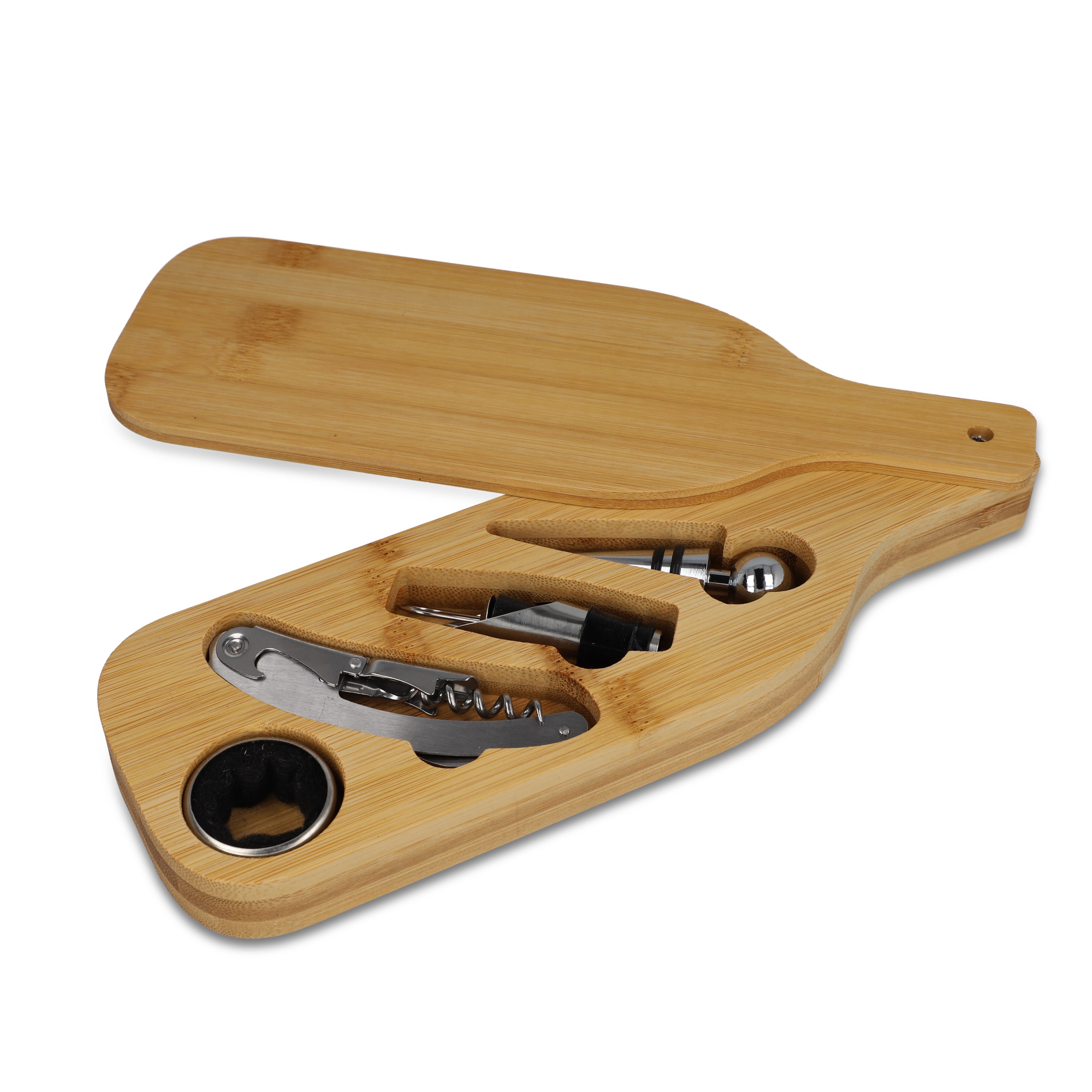 Coffret à vin en bambou