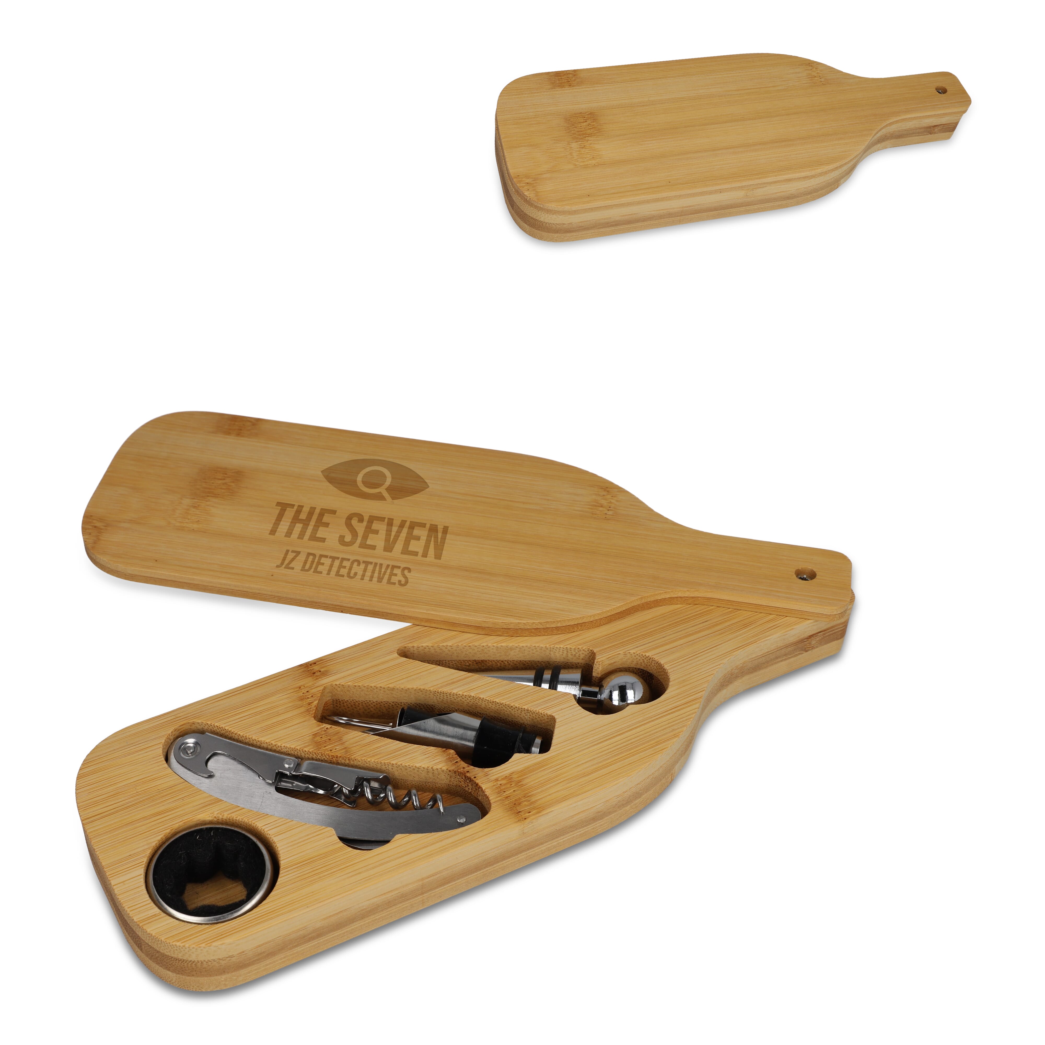 Coffret à vin en bambou