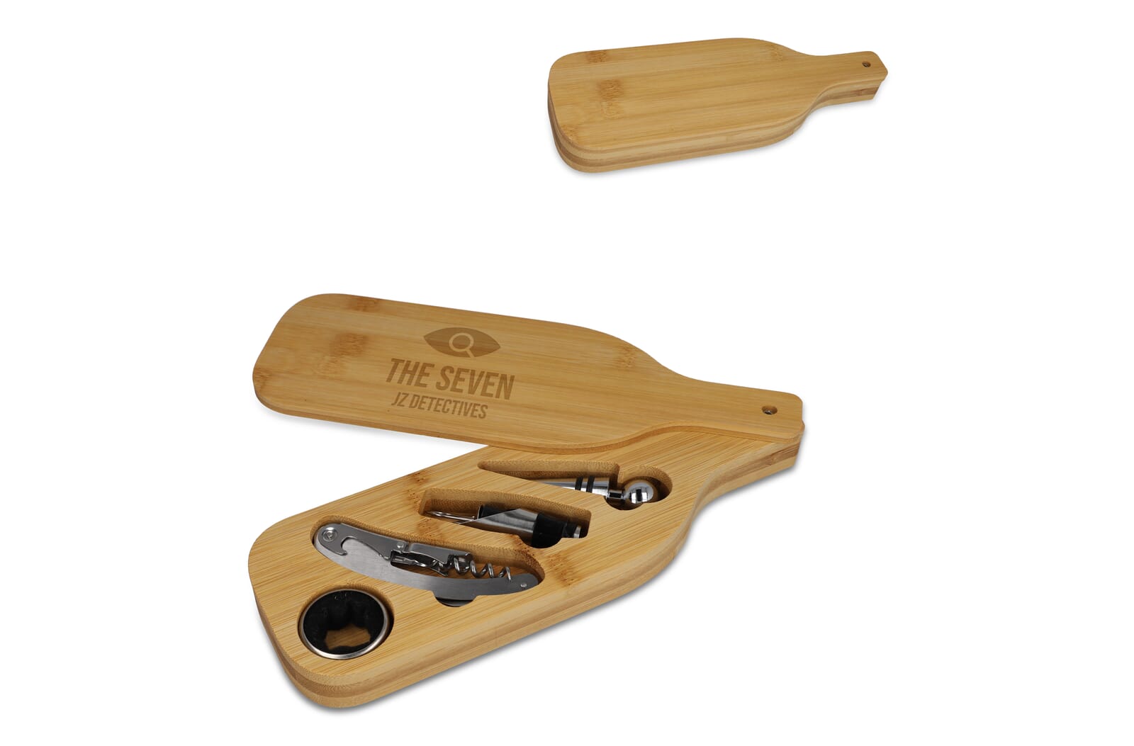 Coffret à vin en bambou