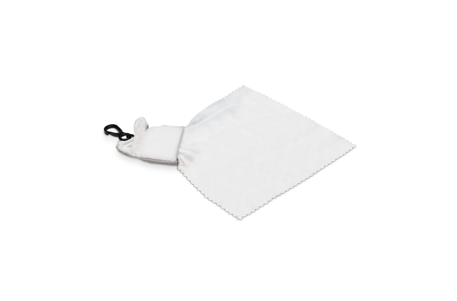 Porte-clé lingette microfibre avec traitement anti-bactérien