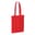 Bandolera de algodón  OEKO-TEX® 140g/m² 38x42cm - Rojo
