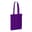 Bandolera de algodón  OEKO-TEX® 140g/m² 38x42cm - Púrpura