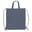 Bolsa de cordón algodón reciclado 38x42cm - Azul