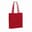 Recycled cotton bag with gusset 140g/m² 38x10x42cm - Red