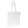 Fairtrade katoenen tas gekleurd lang 140g/m² 38x42cm - Wit
