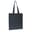 Fairtrade katoenen tas gekleurd lang 140g/m² 38x42cm - Donkerblauw