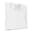 Schoudertas OEKO-TEX® gekleurd kort 140g/m² 38x42 cm - Wit