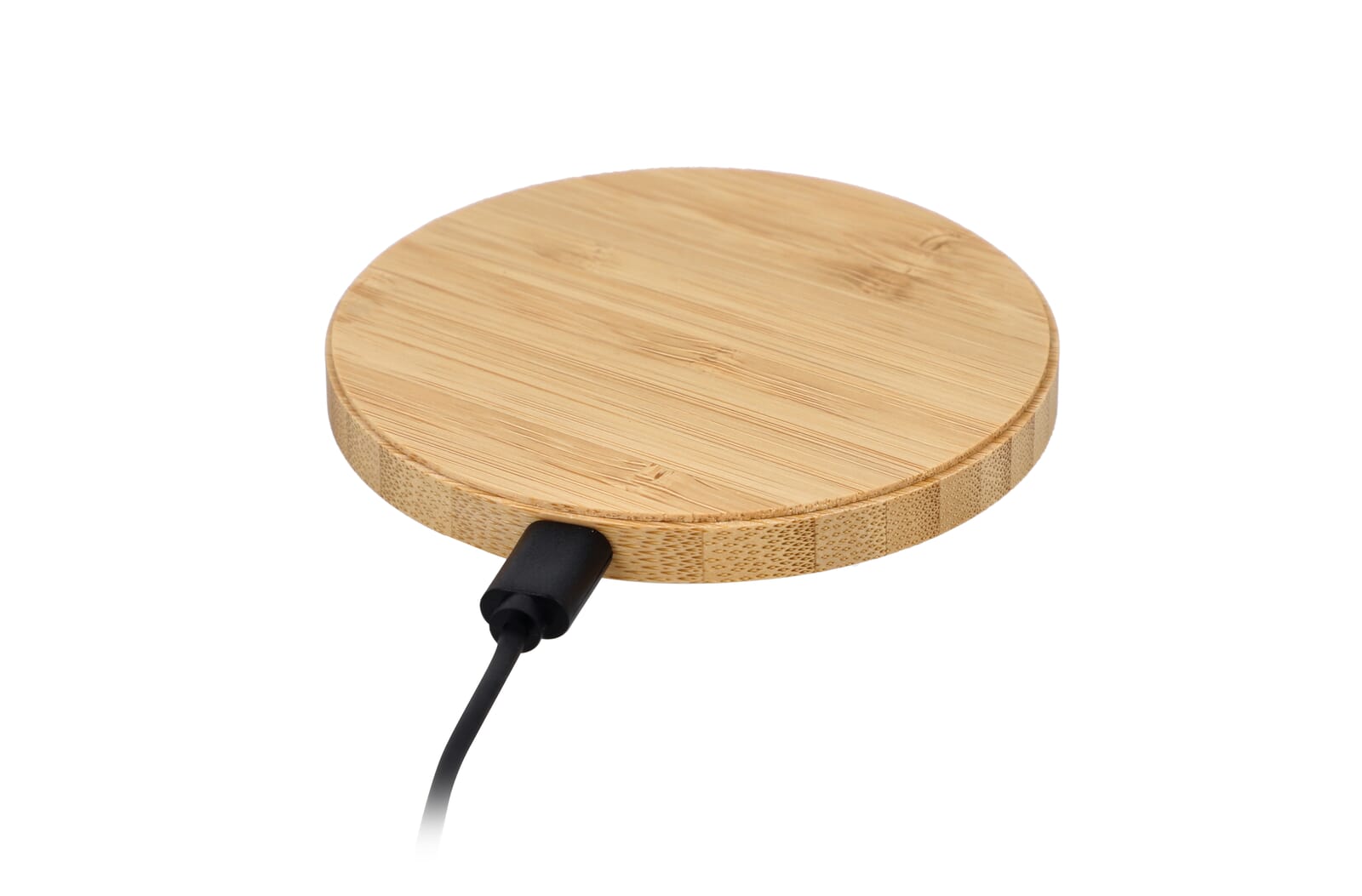 Pad de charge sans fil en bambou 15W