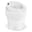 Taza de café HOT-BUT-COOL con tapa 240 ml - Blanco / Blanco