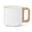 Taza térmica de cerámica Thames 330 ml - Blanco