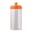 Urheilupullo Classic 500ml - White / Orange