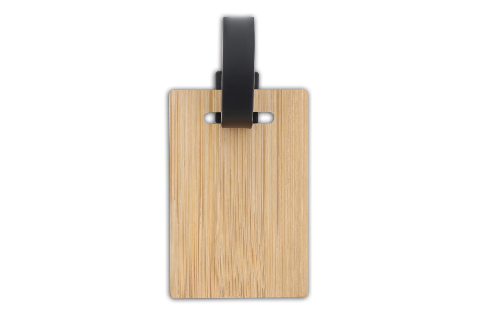 Etiquette de bagage en bambou