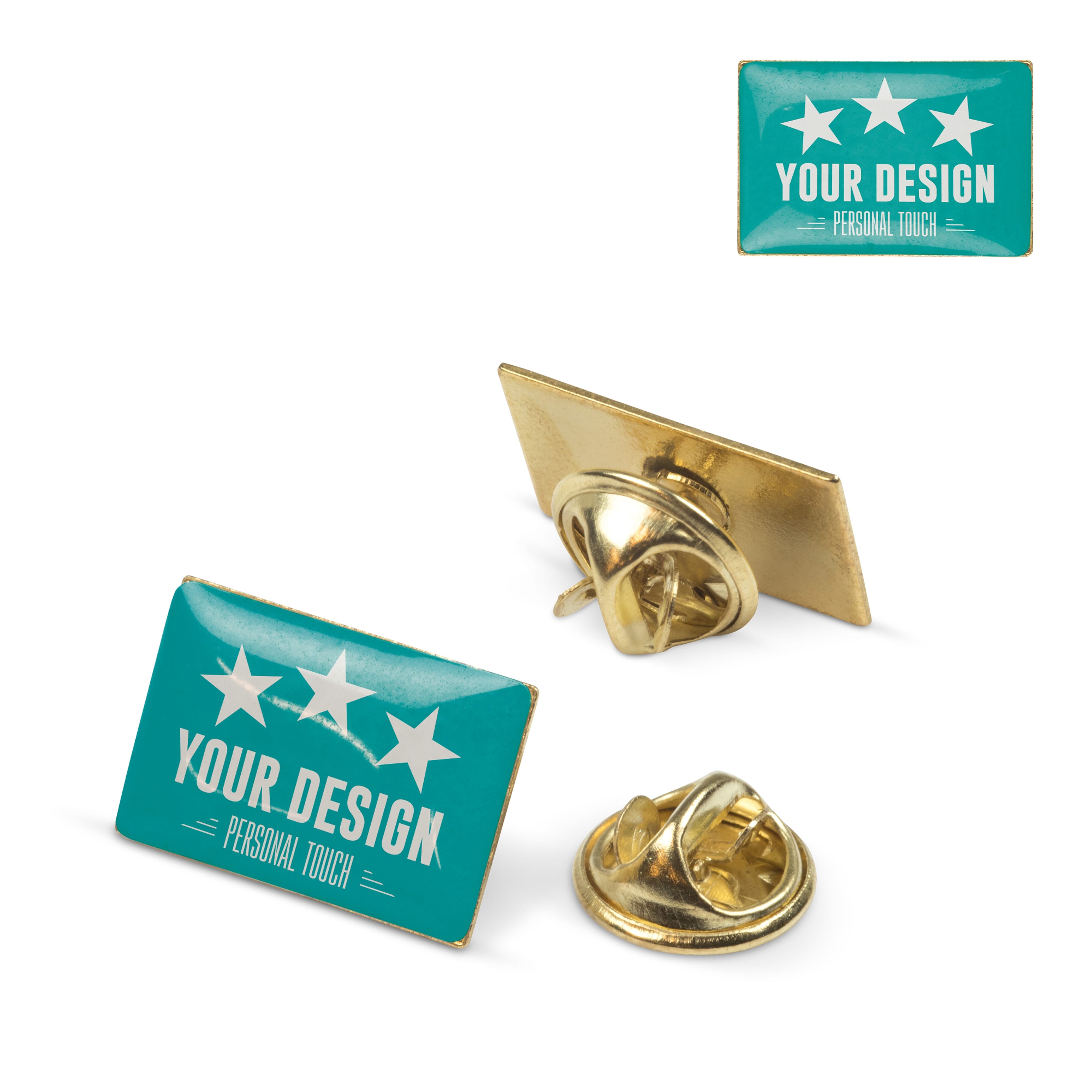 Pins rectangulaire 19x13mm