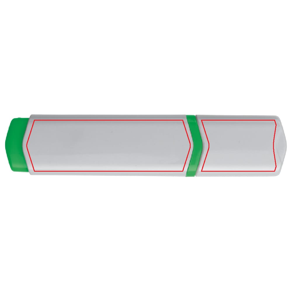 marqueur de texte vert côté 1