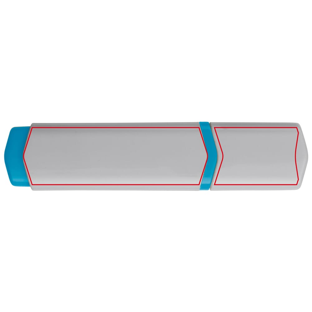 marqueur de texte bleu côté 2