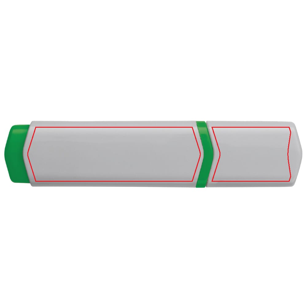 marqueur de texte vert côté 2