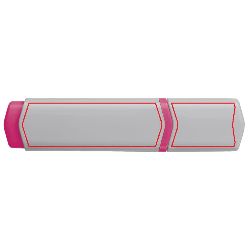 marqueur de texte rose côté 2