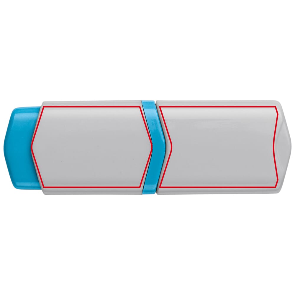 marqueur de texte bleu côté 1