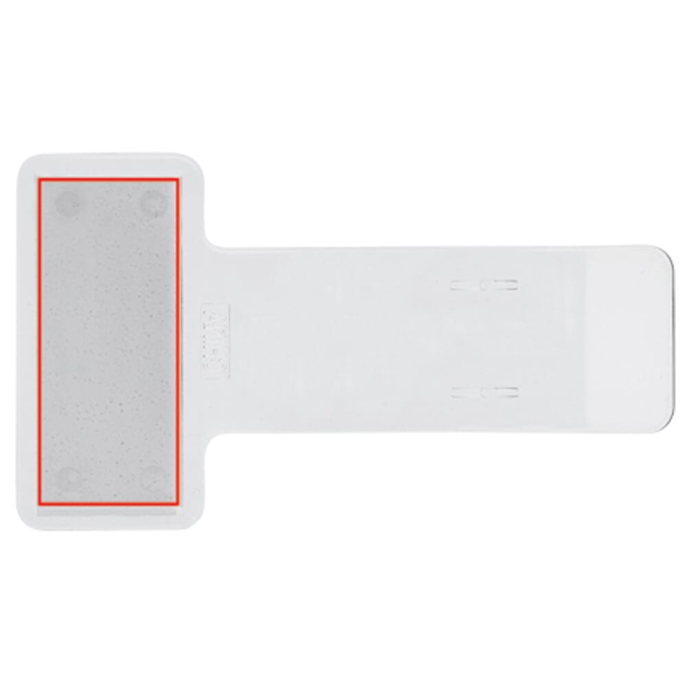 Sur la partie blanche